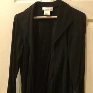 Silky black cardigan